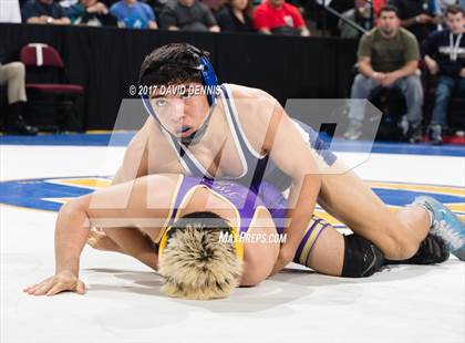 Thumbnail 1 in CIF State Boys Wrestling Championships (Day 1 - Round 3) photogallery.