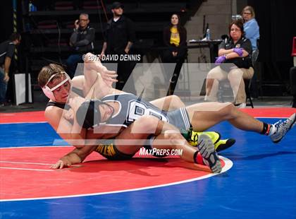 Thumbnail 3 in CIF State Boys Wrestling Championships (Day 1 - Round 3) photogallery.