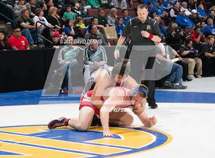 Thumbnail 1 in CIF State Boys Wrestling Championships (Day 1 - Round 3) photogallery.