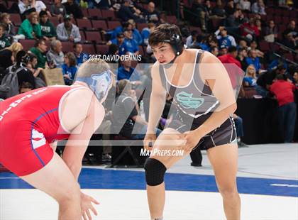 Thumbnail 2 in CIF State Boys Wrestling Championships (Day 1 - Round 3) photogallery.
