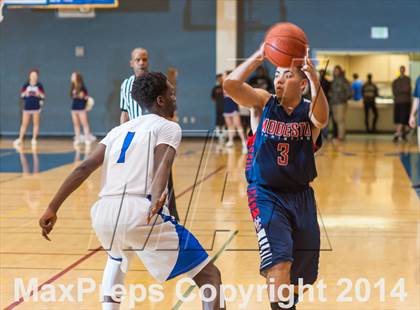 Thumbnail 2 in Modesto Christian @ Newark Memorial (CIF NorCal D1 Regional Playoff) photogallery.