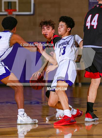 Thumbnail 2 in Bradshaw Christian vs. Woodland Christian (CIF SJS D5 playoffs Rd 2) photogallery.