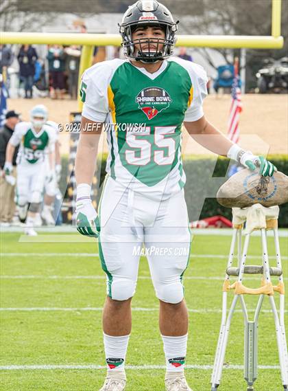 Thumbnail 3 in 2019 Shrine Bowl of the Carolinas photogallery.