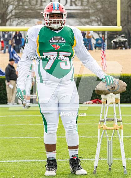 Thumbnail 1 in 2019 Shrine Bowl of the Carolinas photogallery.
