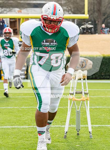 Thumbnail 3 in 2019 Shrine Bowl of the Carolinas photogallery.