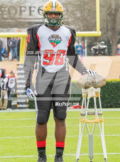 Thumbnail 3 in 2019 Shrine Bowl of the Carolinas photogallery.