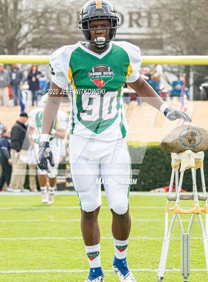 Thumbnail 3 in 2019 Shrine Bowl of the Carolinas photogallery.