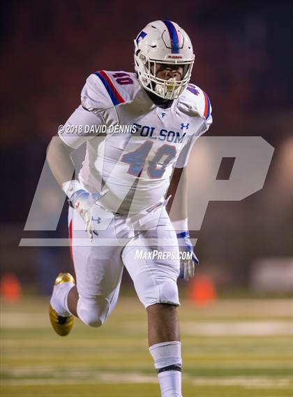Thumbnail 2 in Central vs Folsom (CIF State 1-AA NorCal Championship) photogallery.