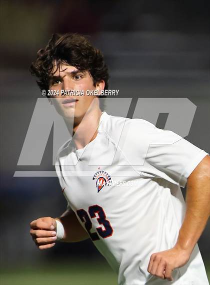 Thumbnail 1 in Seven Lakes vs Jordan (2024 UIL Texas Boys Soccer 6A Reg. 3 & 4) photogallery.