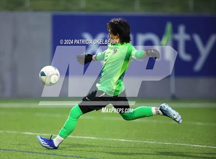 Thumbnail 3 in Seven Lakes vs Jordan (2024 UIL Texas Boys Soccer 6A Reg. 3 & 4) photogallery.