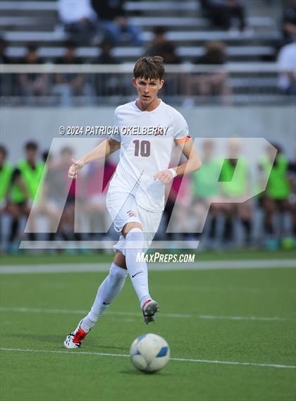 Thumbnail 1 in Seven Lakes vs Jordan (2024 UIL Texas Boys Soccer 6A Reg. 3 & 4) photogallery.