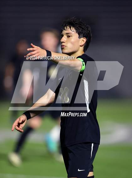 Thumbnail 3 in Seven Lakes vs Jordan (2024 UIL Texas Boys Soccer 6A Reg. 3 & 4) photogallery.