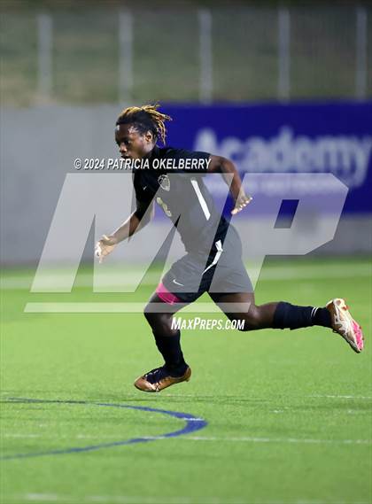 Thumbnail 3 in Seven Lakes vs Jordan (2024 UIL Texas Boys Soccer 6A Reg. 3 & 4) photogallery.