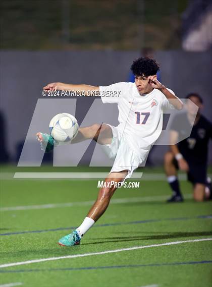 Thumbnail 1 in Seven Lakes vs Jordan (2024 UIL Texas Boys Soccer 6A Reg. 3 & 4) photogallery.