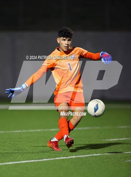 Thumbnail 2 in Seven Lakes vs Jordan (2024 UIL Texas Boys Soccer 6A Reg. 3 & 4) photogallery.