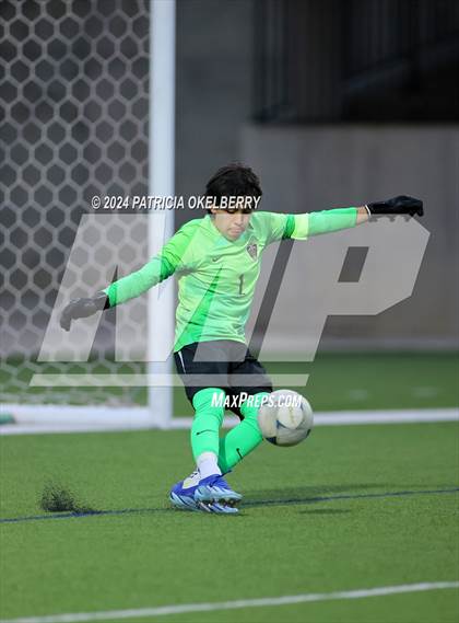 Thumbnail 2 in Seven Lakes vs Jordan (2024 UIL Texas Boys Soccer 6A Reg. 3 & 4) photogallery.