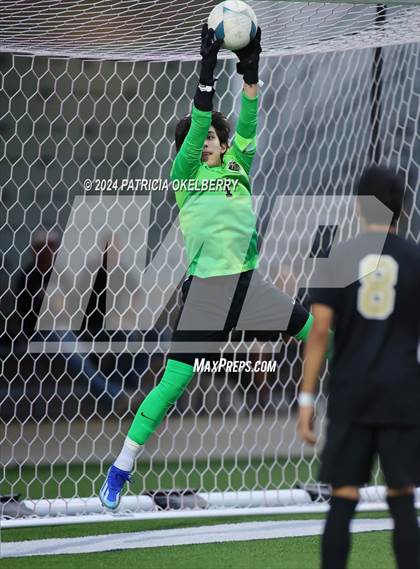 Thumbnail 1 in Seven Lakes vs Jordan (2024 UIL Texas Boys Soccer 6A Reg. 3 & 4) photogallery.