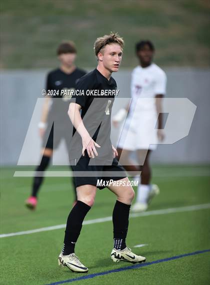 Thumbnail 3 in Seven Lakes vs Jordan (2024 UIL Texas Boys Soccer 6A Reg. 3 & 4) photogallery.