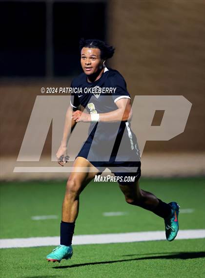 Thumbnail 1 in Seven Lakes vs Jordan (2024 UIL Texas Boys Soccer 6A Reg. 3 & 4) photogallery.