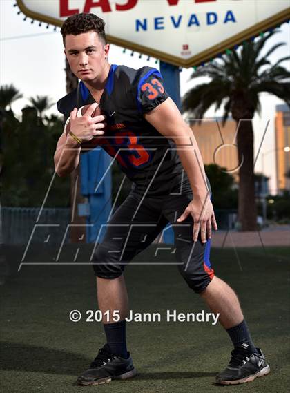 Thumbnail 2 in Bishop Gorman (2015 Preseason Top 25 Photo Shoot) photogallery.