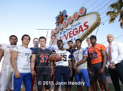 Thumbnail 1 in Bishop Gorman (2015 Preseason Top 25 Photo Shoot) photogallery.