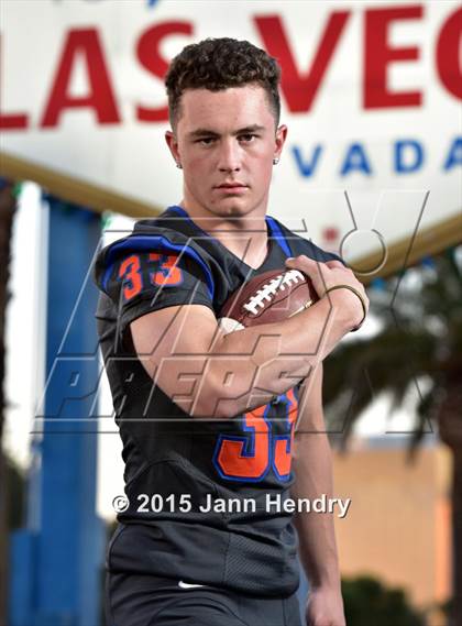 Thumbnail 3 in Bishop Gorman (2015 Preseason Top 25 Photo Shoot) photogallery.