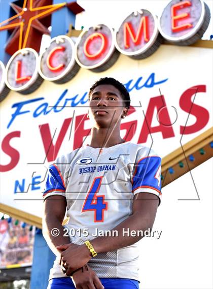 Thumbnail 1 in Bishop Gorman (2015 Preseason Top 25 Photo Shoot) photogallery.