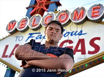 Thumbnail 1 in Bishop Gorman (2015 Preseason Top 25 Photo Shoot) photogallery.