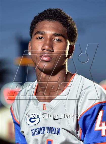 Thumbnail 3 in Bishop Gorman (2015 Preseason Top 25 Photo Shoot) photogallery.