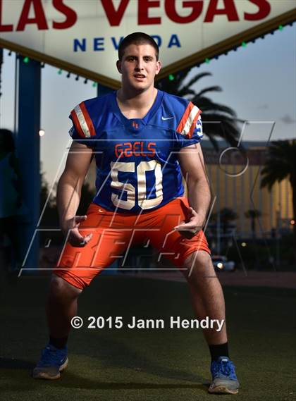 Thumbnail 1 in Bishop Gorman (2015 Preseason Top 25 Photo Shoot) photogallery.