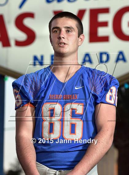 Thumbnail 3 in Bishop Gorman (2015 Preseason Top 25 Photo Shoot) photogallery.