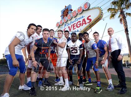 Thumbnail 2 in Bishop Gorman (2015 Preseason Top 25 Photo Shoot) photogallery.