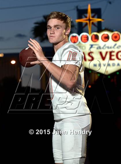 Thumbnail 3 in Bishop Gorman (2015 Preseason Top 25 Photo Shoot) photogallery.