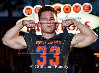Thumbnail 2 in Bishop Gorman (2015 Preseason Top 25 Photo Shoot) photogallery.