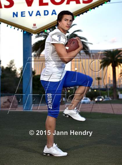 Thumbnail 1 in Bishop Gorman (2015 Preseason Top 25 Photo Shoot) photogallery.