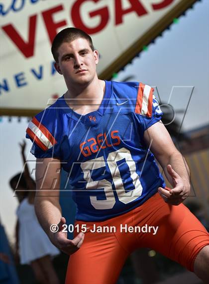 Thumbnail 3 in Bishop Gorman (2015 Preseason Top 25 Photo Shoot) photogallery.