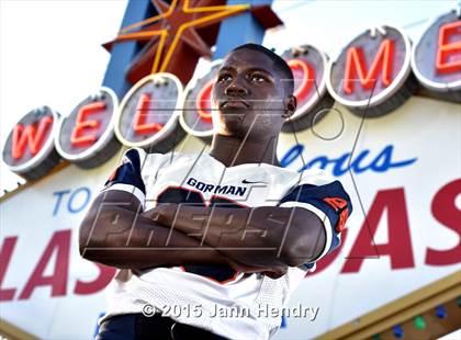 Thumbnail 3 in Bishop Gorman (2015 Preseason Top 25 Photo Shoot) photogallery.