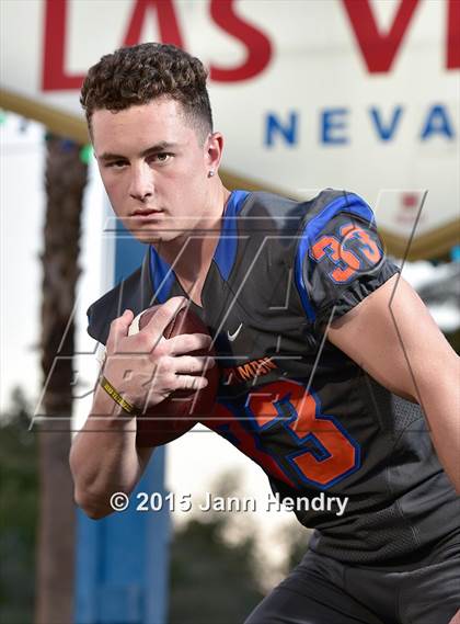 Thumbnail 3 in Bishop Gorman (2015 Preseason Top 25 Photo Shoot) photogallery.