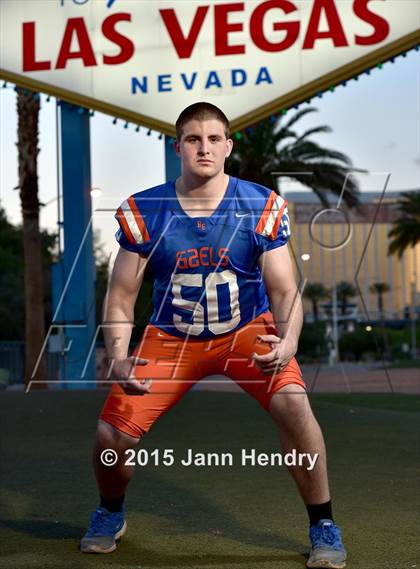 Thumbnail 3 in Bishop Gorman (2015 Preseason Top 25 Photo Shoot) photogallery.
