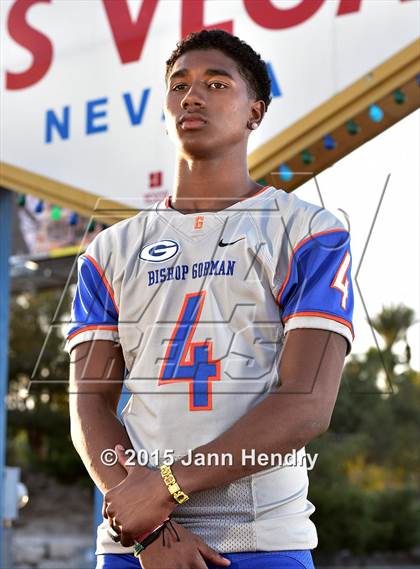 Thumbnail 2 in Bishop Gorman (2015 Preseason Top 25 Photo Shoot) photogallery.