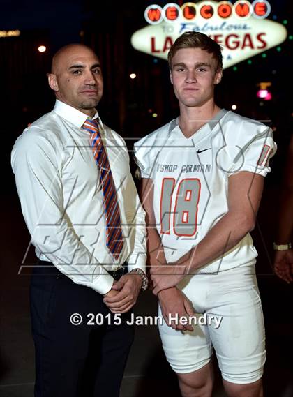 Thumbnail 3 in Bishop Gorman (2015 Preseason Top 25 Photo Shoot) photogallery.