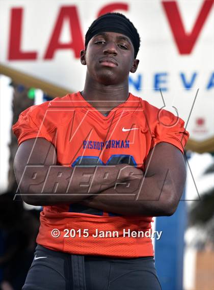 Thumbnail 1 in Bishop Gorman (2015 Preseason Top 25 Photo Shoot) photogallery.