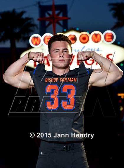 Thumbnail 3 in Bishop Gorman (2015 Preseason Top 25 Photo Shoot) photogallery.