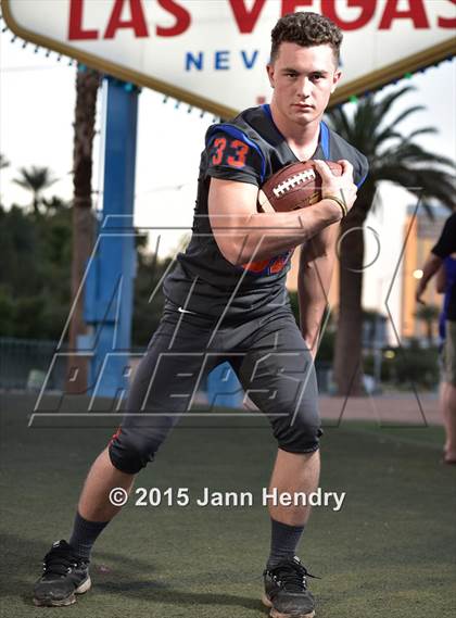 Thumbnail 3 in Bishop Gorman (2015 Preseason Top 25 Photo Shoot) photogallery.