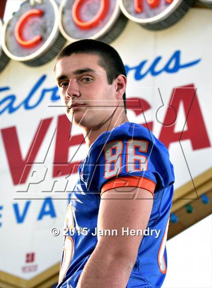 Thumbnail 3 in Bishop Gorman (2015 Preseason Top 25 Photo Shoot) photogallery.