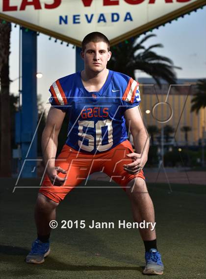 Thumbnail 1 in Bishop Gorman (2015 Preseason Top 25 Photo Shoot) photogallery.