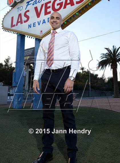 Thumbnail 2 in Bishop Gorman (2015 Preseason Top 25 Photo Shoot) photogallery.
