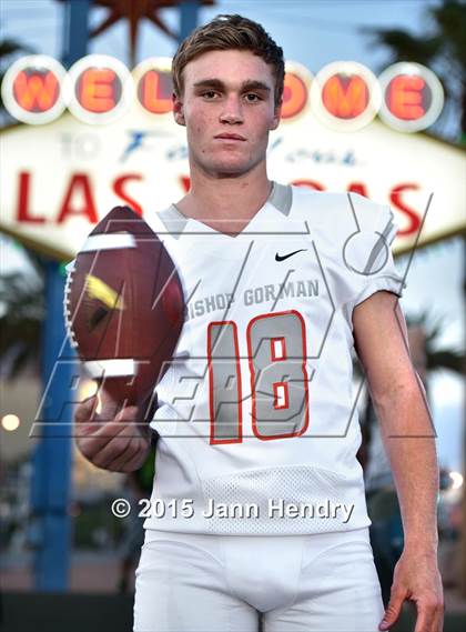 Thumbnail 3 in Bishop Gorman (2015 Preseason Top 25 Photo Shoot) photogallery.