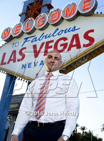 Thumbnail 3 in Bishop Gorman (2015 Preseason Top 25 Photo Shoot) photogallery.