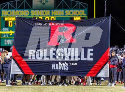 Thumbnail 2 in Rolesville @ Richmond (NCHSAA 4A EAST ROUND 3) photogallery.